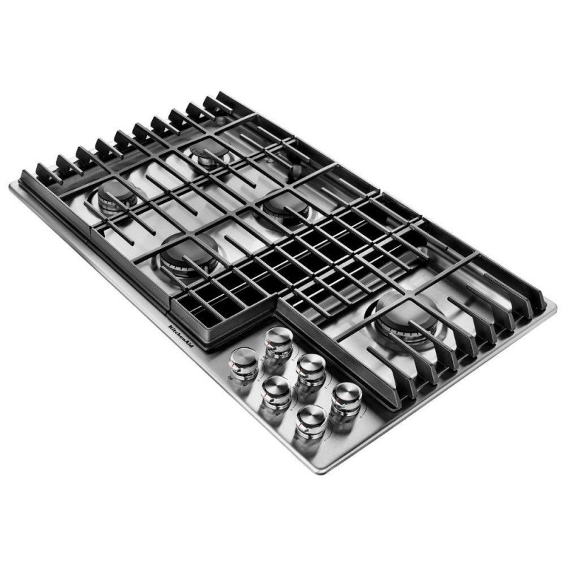 KitchenAid KCGD506GSS 36 in. Gas Downdraft Cooktop in Stainless Steel